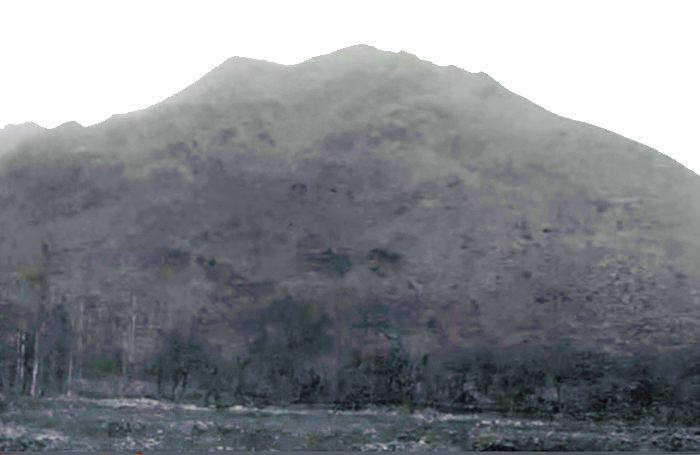 Harwan Kashmir hill with Jesus Tomb Srinagar