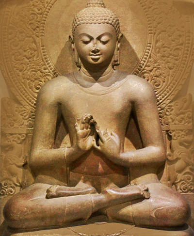 Buddha statue Sarnath museum India