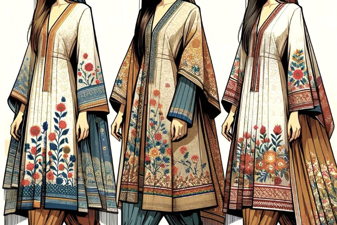 Cotton designs in Rajasthan salwar kamees